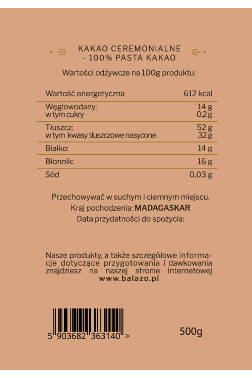 Kakao Ceremonialne Madagaskar – Kuszący Taniec Lemura