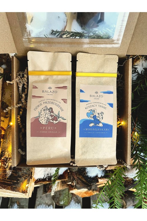 Zestaw Prezentowy Ceremonialnego Kakao - Dwa Oblicza - Dwa Różne Smaki