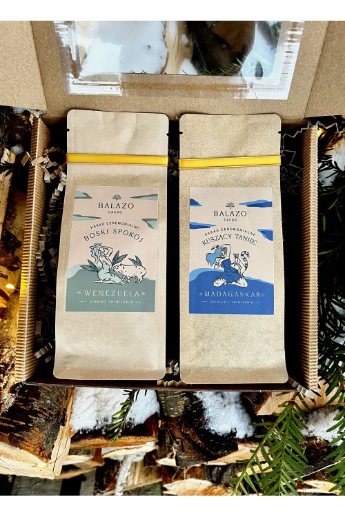 Zestaw Prezentowy Ceremonialnego Kakao - Dwa Oblicza - Dwa Różne Smaki