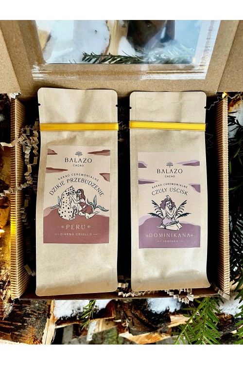 Zestaw Prezentowy Ceremonialnego Kakao - Dwa Oblicza - Dwa Różne Smaki