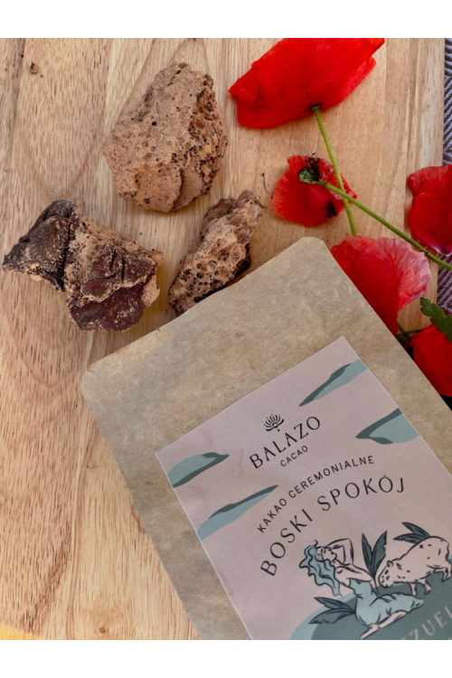 Kakao ceremonialne prawdziwe głębokie surowe z Wenezueli- Boski Spokój