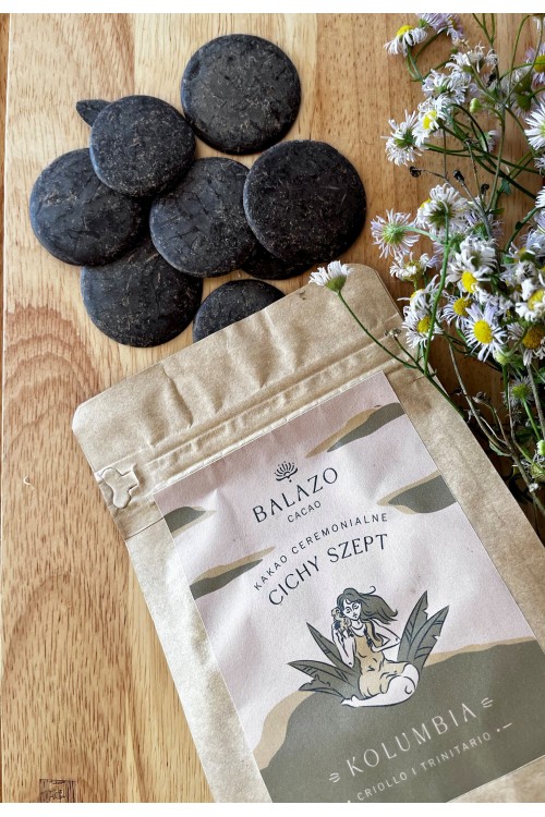Kakao ceremonialne prawdziwe surowe z Kolumbii criollo  Cichy Szept